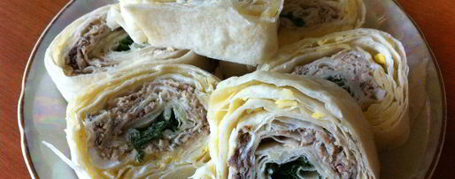 Шаг 11: рыбного рулета из лаваша