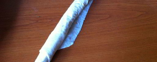 Шаг 5: рыбного рулета из лаваша