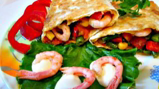 Рецепт Средиземноморского завтрака из лаваша