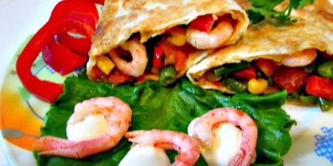 Рецепт средиземноморского завтрака из лаваша