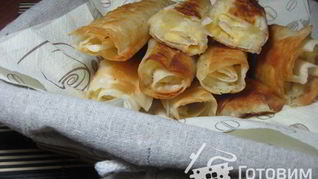 Рецепт Трубочек из лаваша