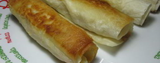 Шаг 1: трубочек из лаваша