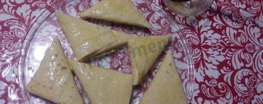 Шаг 11: творожно-яблочных конвертики из лаваша