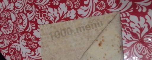 Шаг 6: творожно-яблочных конвертики из лаваша