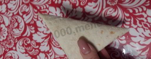 Шаг 9: творожно-яблочных конвертики из лаваша