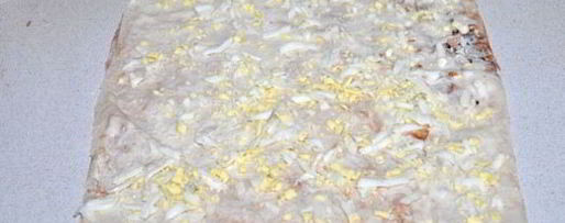 Шаг 1: закуски из лаваша с паштетом, яйцами и сыром