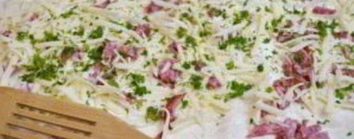 Шаг 4: жареного лаваша с колбасой и сыром