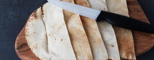 Шаг 6: арабской питы с курицей и овощами