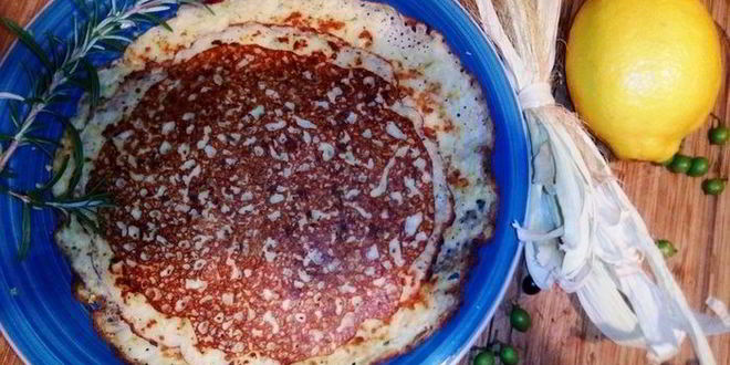 Рецепт блинчиков-лепешек из кабачков с майораном