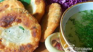 Рецепт Катламы — Узбекских луковых лепешек