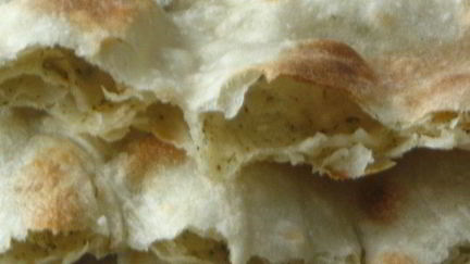 Рецепт Хлеба-лепешки с ореховой травой