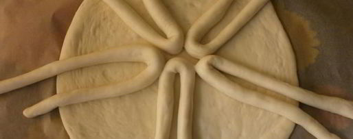 Шаг 5: лепешки цветок