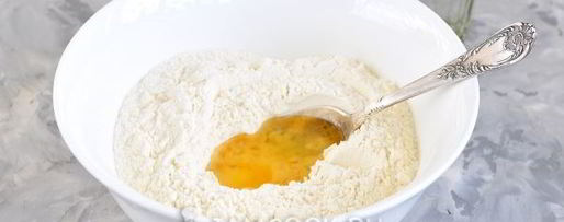 Шаг 2: лепешек без яиц на сковороде