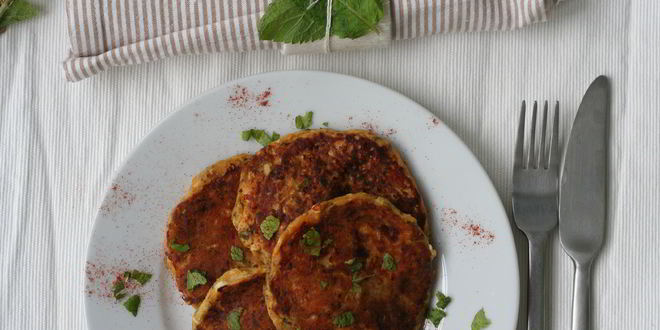 Рецепт лепешек из кабачков с брынзой