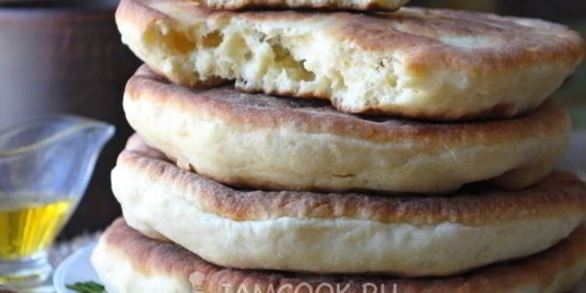 Рецепт лепешек на простокваше на сковороде