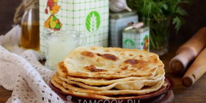 Рецепт лепешек на сыворотке на сковороде