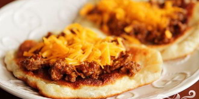 Рецепт лепешек с говяжьим фаршем и сыром