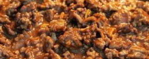 Шаг 1: лепешек с говяжьим фаршем и сыром