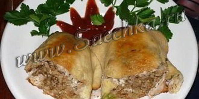 Рецепт лепешек с курицей