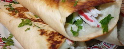 Шаг 6: лепешек с салатиком