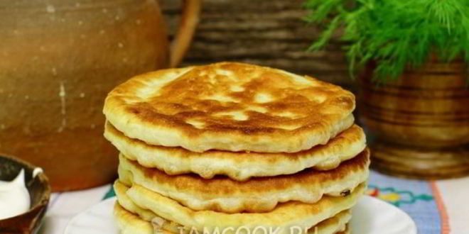 Рецепт лепешек с сыром дрожжевые