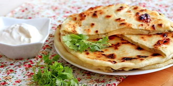 Рецепт лепешек с творогом и зеленью на сковороде