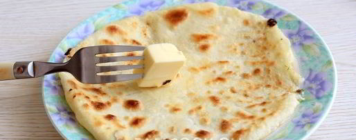 Шаг 13: лепешек с творогом и зеленью на сковороде