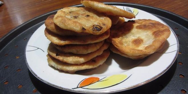 Рецепт луковых лепешек