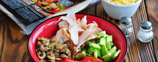 Шаг 4: мексиканской лепешки тортилья с начинкой