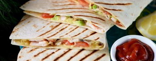 Шаг 9: мексиканской лепешки тортилья с начинкой