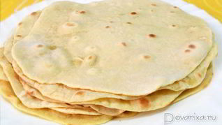 Рецепт Мексиканских лепешек Тортильи