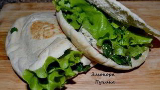 Рецепт Перекуса с лепешками