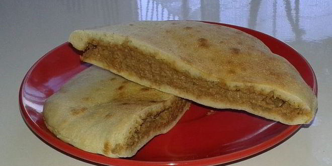 Рецепт питы с паштетом из куриной печени