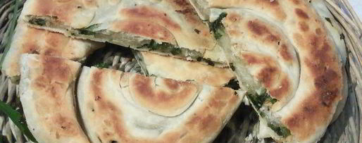 Шаг 10: слоеных лепешек на топленом масле с сезонной зеленью