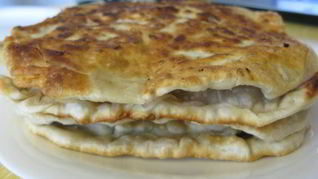 Рецепт Слоеных лепешек с начинкой
