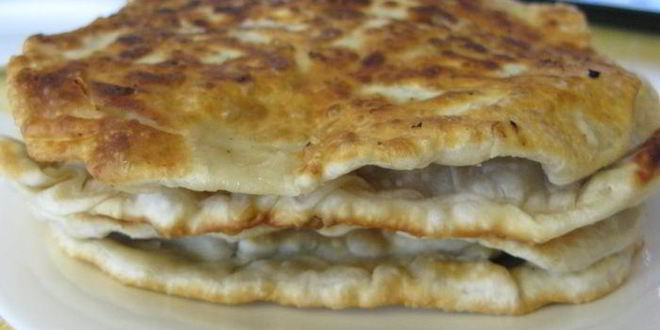 Рецепт слоеных лепешек с начинкой