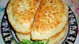 Рецепт Сырных лепешек с мясом