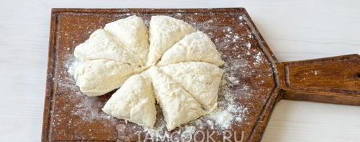 Шаг 6: сырных лепешек с ветчиной