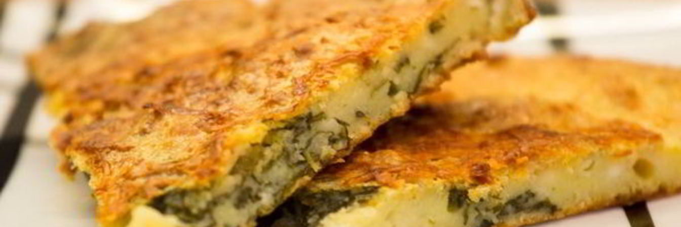 Рецепт Творожной лепешки с полентой