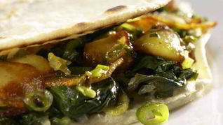 Рецепт Восточных лепешек с двойной начинкой