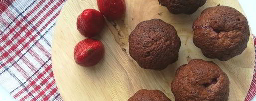 Шаг 5: бананова-клубничных маффины