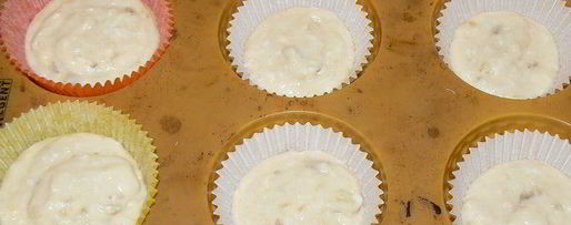 Шаг 6: банановых маффинов с кокосовым облачком