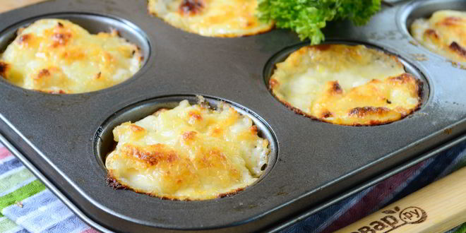 Рецепт гратен из картофеля в стиле маффинов