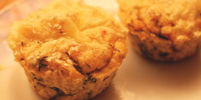 Рецепт картофельных маффинов с лососем и зеленью