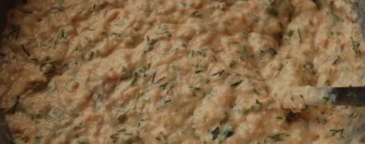 Шаг 9: картофельных маффинов с лососем и зеленью