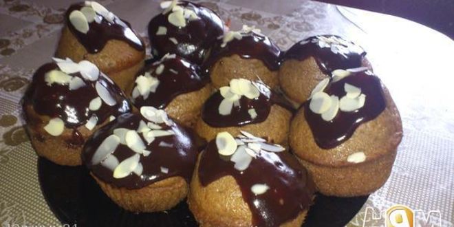 Рецепт кофейных маффинов в шоколадной глазури