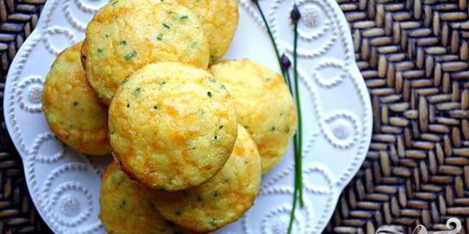 Рецепт кукурузных маффинов с сыром чеддер
