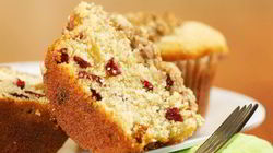 Рецепт Лимонно-клюквенных маффины