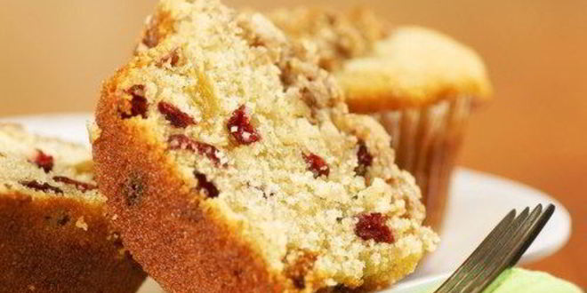 Рецепт лимонно-клюквенных маффины