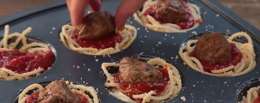 Шаг 5: маффинов из спагетти